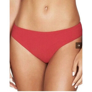 Sea Level Australia Ribbed Bikini Bottoms Red Swimsuit Women's 12